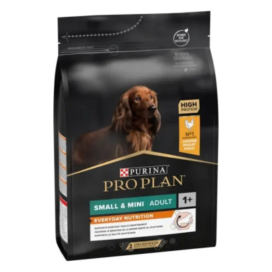 Purina Pro Plan Dog Small Adult Everyday Nutrition – Hrană Uscată pentru Câini Adulți de Talie Mică cu Pui – 7 kg